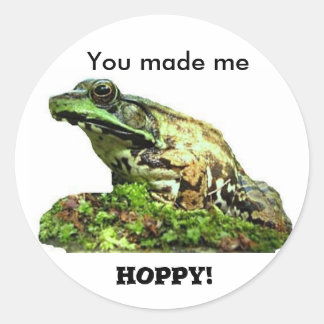 Pegatina Redonda Me hiciste...