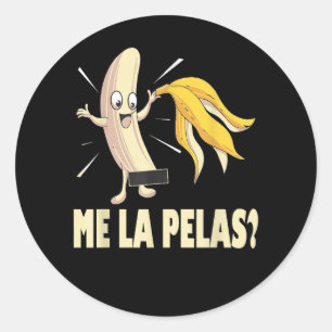 Pegatina Redonda Me La Pelas