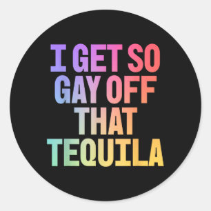 Pegatina Redonda Me Pongo Tan Gay Con Esa Estética De Memes Diverti