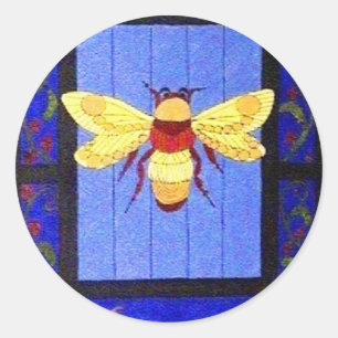 Pegatina Redonda Meade Bee