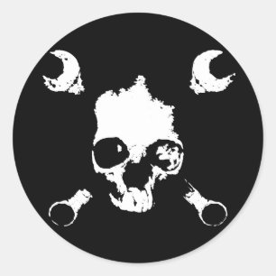 Pegatina Redonda Mechaneer