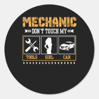 Mechant No Toque Mi Herramientas Chica Coche