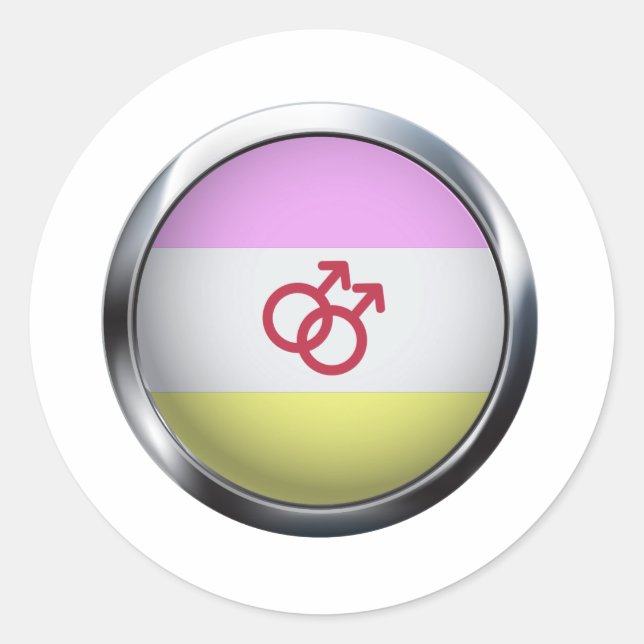 PEGATINA REDONDA MEDALLION DE ORGULLO TWINK (Anverso)