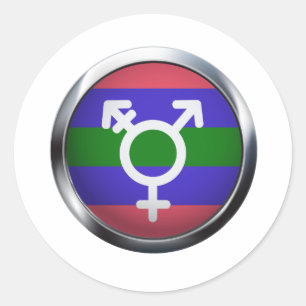 PEGATINA REDONDA MEDALLION DE TRIGENDER