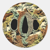 Medallón asiático dorado por Vision Studio