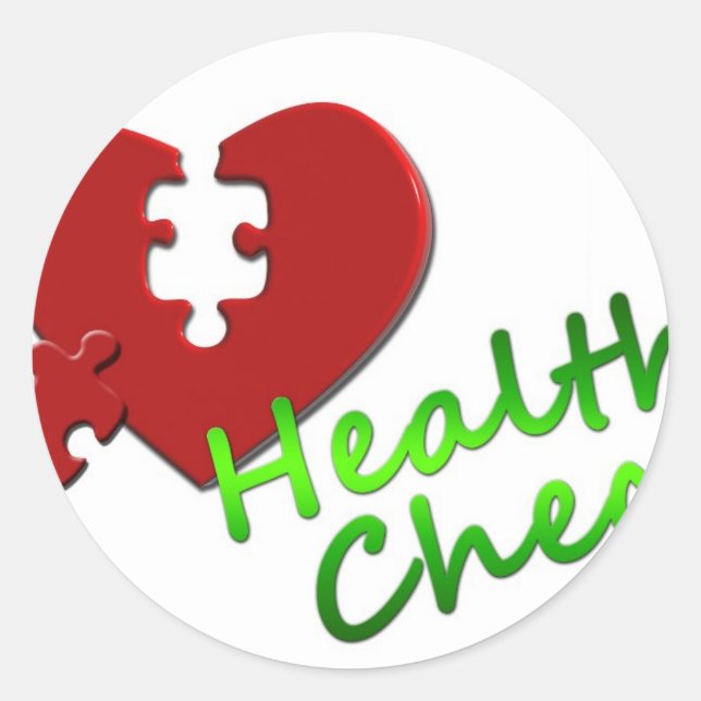 Pegatina Redonda Médica Enfermería Oficina Médica de Negocios Paz A (Anverso)