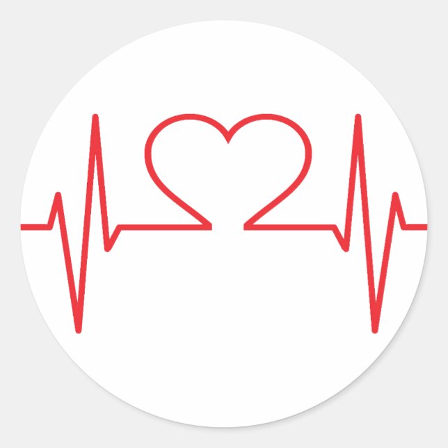 Pegatina Redonda Medicina simple (Anverso)