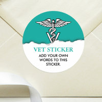 Medicina Veterinaria Personalizado de Símbolo Cadu