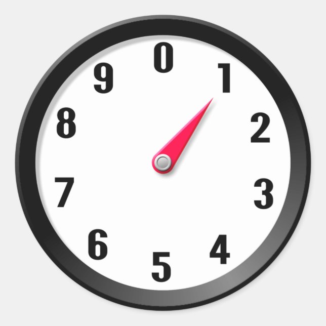 Pegatina Redonda Medidor 1 (Anverso)