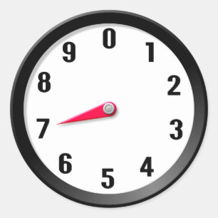 Pegatina Redonda Medidor 7