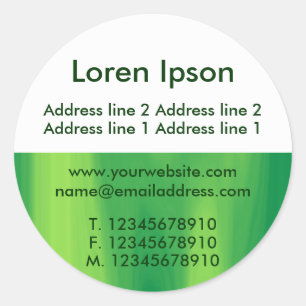 Pegatina Redonda Medio textura y blanco 07 Business / Profile