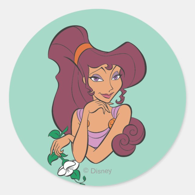 Pegatina Redonda Megara Goddess at Heart Classic Round Sticker (Anverso)