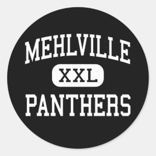 Pegatina Redonda Mehlville - Panthers - High - Saint Louis Missouri
