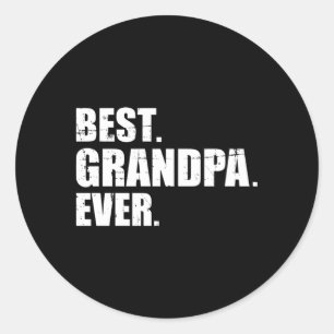 Pegatina Redonda Mejor abuelo jamás