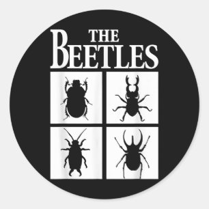 Pegatina Redonda Mejor Amante de Bug - Entusiasta de Insectos y Reg