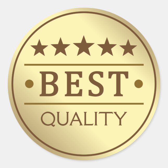 Pegatina Redonda Mejor calidad (Anverso)