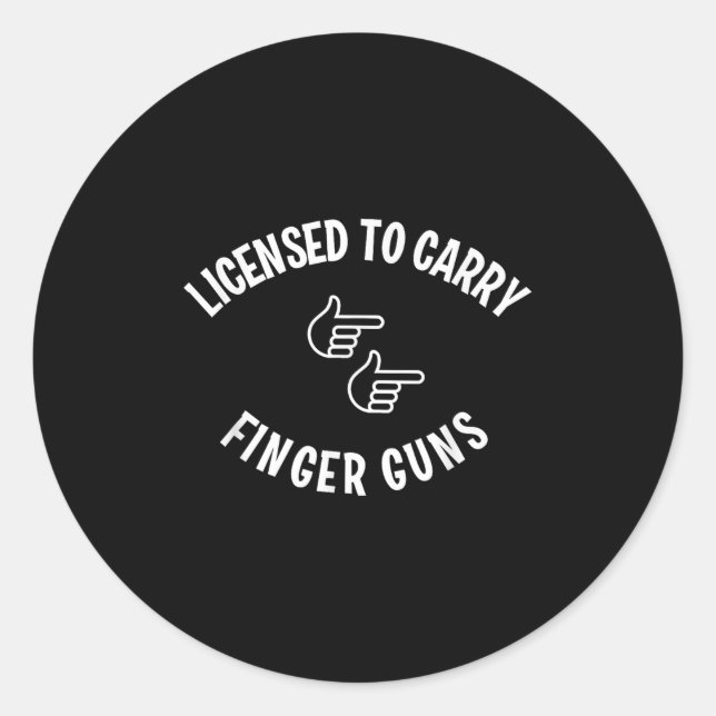 Pegatina Redonda Mejor Cita De Comedia Dice Gráfica Graciosa Licenc (Anverso)