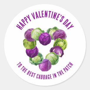 PEGATINA REDONDA MEJOR COL RARA PARA EL DÍA DE SAN VALENTÍN PARA PA
