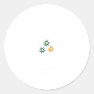 Pegatina Redonda Mejor logotipo de PersonalizadoPegatinas de texto