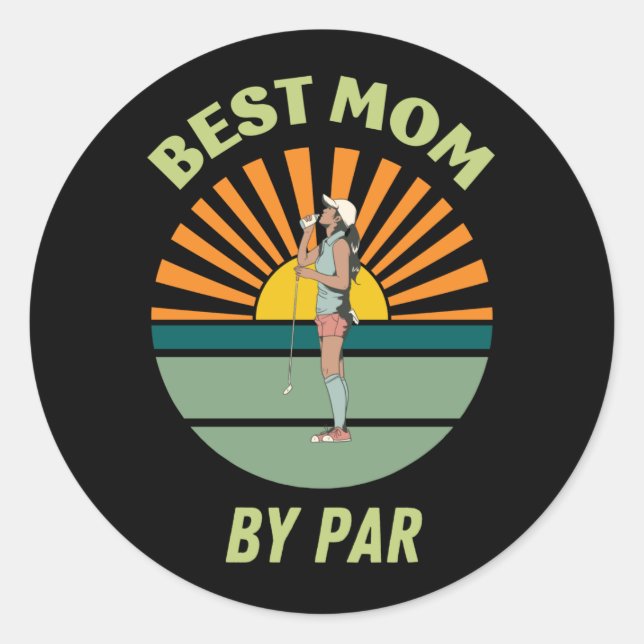PEGATINA REDONDA MEJOR MAMA DE APOYO (Anverso)