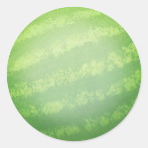 Pegatina Redonda Melón - pegatinas