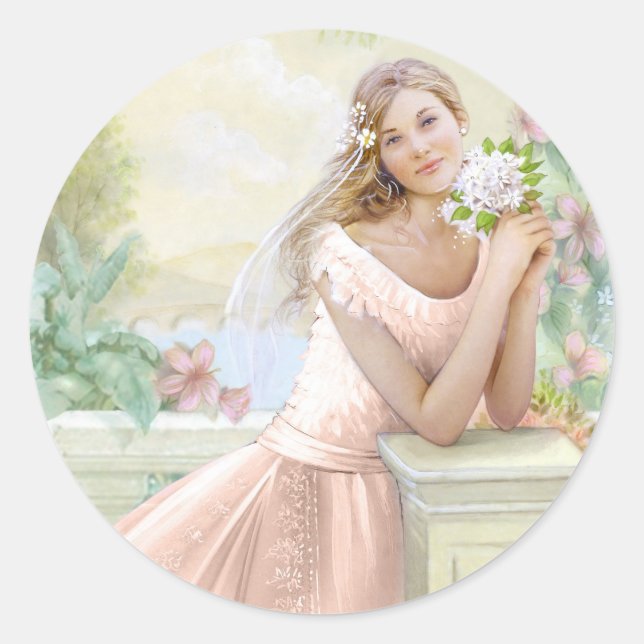 Pegatina Redonda membrillo Años (Anverso)