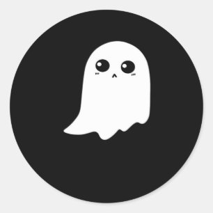 Pegatina Redonda Meme divertido de Little Boo