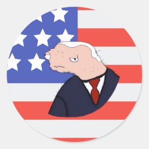Pegatina Redonda Meme Jeo Boden Ultimate (Estados Unidos de América
