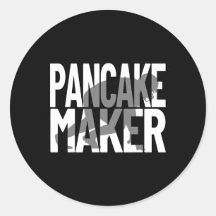 Pegatina Redonda Meme Lineman Pancake Maker