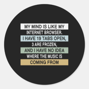 Pegatina Redonda Memes Memes Humor Work Chiste Guay Divertida Idea 