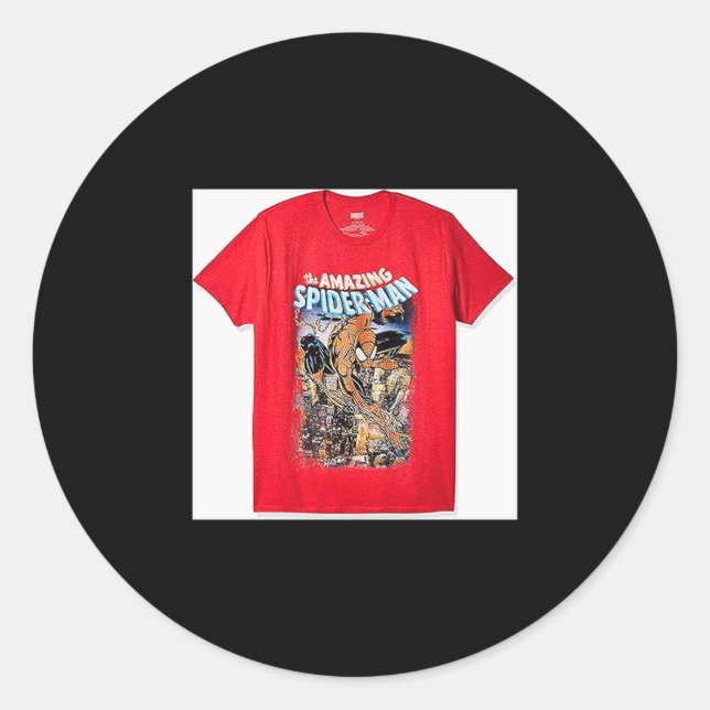 Pegatina Redonda Mens Amazing  (Anverso)