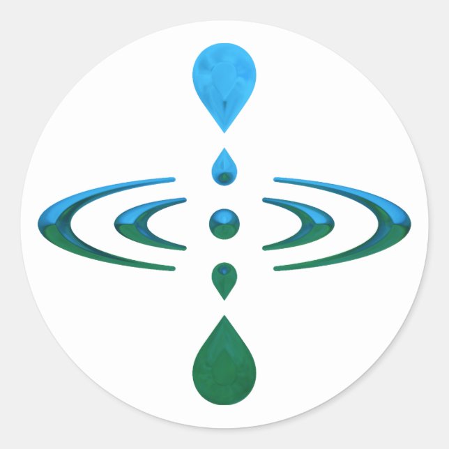 Pegatina Redonda Mentalidad (Anverso)