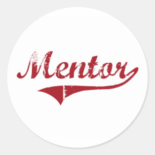 Pegatina Redonda Mentor Ohio Classic Design
