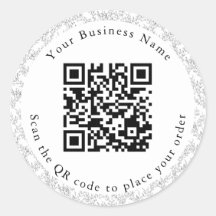 menú de tabla de café de código QR