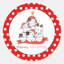 Meowy Navidades Cats