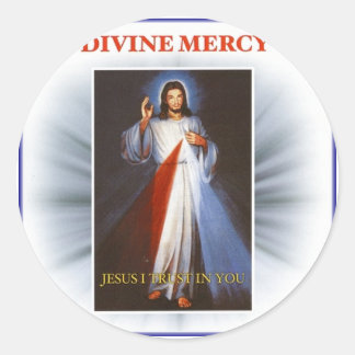Pegatina Redonda Merced Divina