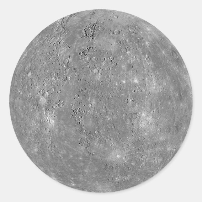 Pegatina Redonda Mercurio (Anverso)