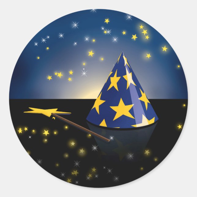 Pegatina Redonda MerlinsHat_Shuttr.jpg (Anverso)