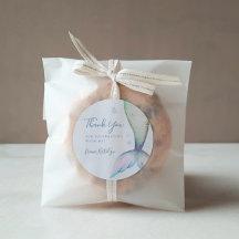 Mermaid Tail Birthday Thank You