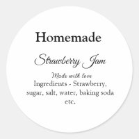 Mermelada casera de fresa hecha con amor añadir te