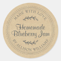 Mermelada Casera Rústica Kraft