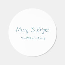 Merry and Bright Modern Simple Christmas
