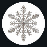 PEGATINA REDONDA MERRY CHRISTMAS<br><div class="desc">FELIZ Pegatina redondo clásico de NAVIDAD.</div>