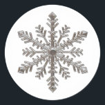 PEGATINA REDONDA MERRY CHRISTMAS<br><div class="desc">FELIZ Pegatina redondo clásico de NAVIDAD.</div>