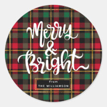 Merry Christmas Buffalo Plaid