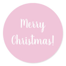 Merry Christmas Pink Typography