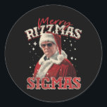 Pegatina Redonda Merry Rizz Mas Sigmas- Gen Alpha Middle School Tru<br><div class="desc">Merry Rizz Mas Sigmas- Escuela Secundaria Gen Alpha Trump 2024</div>