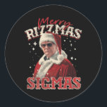Pegatina Redonda Merry Rizz Mas Sigmas- Gen Alpha Middle School Tru<br><div class="desc">Merry Rizz Mas Sigmas- Escuela Secundaria Gen Alpha Trump 2024</div>