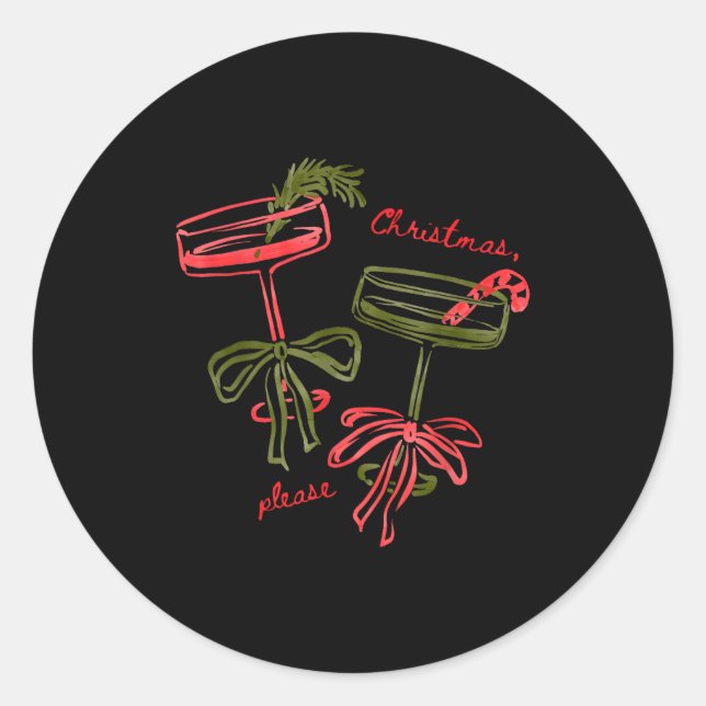 Pegatina Redonda Merry Tails  (Anverso)