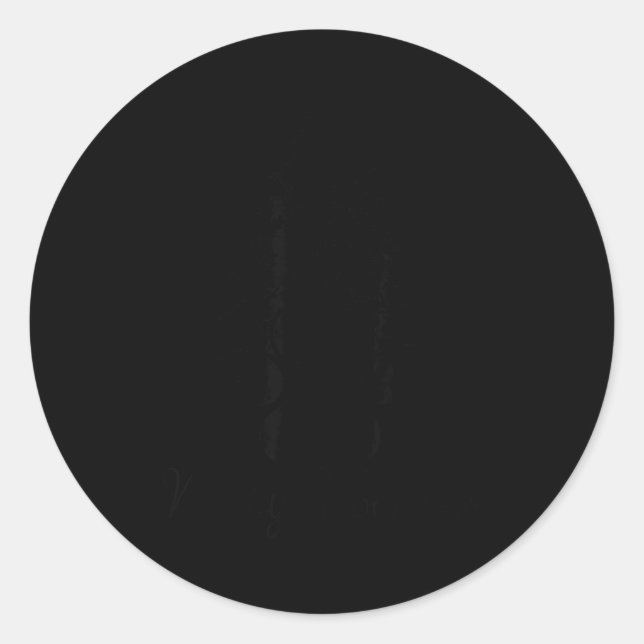 Pegatina Redonda Merry Woofmas Dog Lover Christmas Paw Tree  (Anverso)